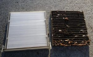 Dirty New vs Old Cabin air filter